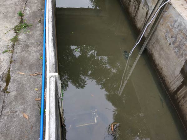 FITF农田灌溉超声波多普勒流量计安装在韶关钢铁厂入水口